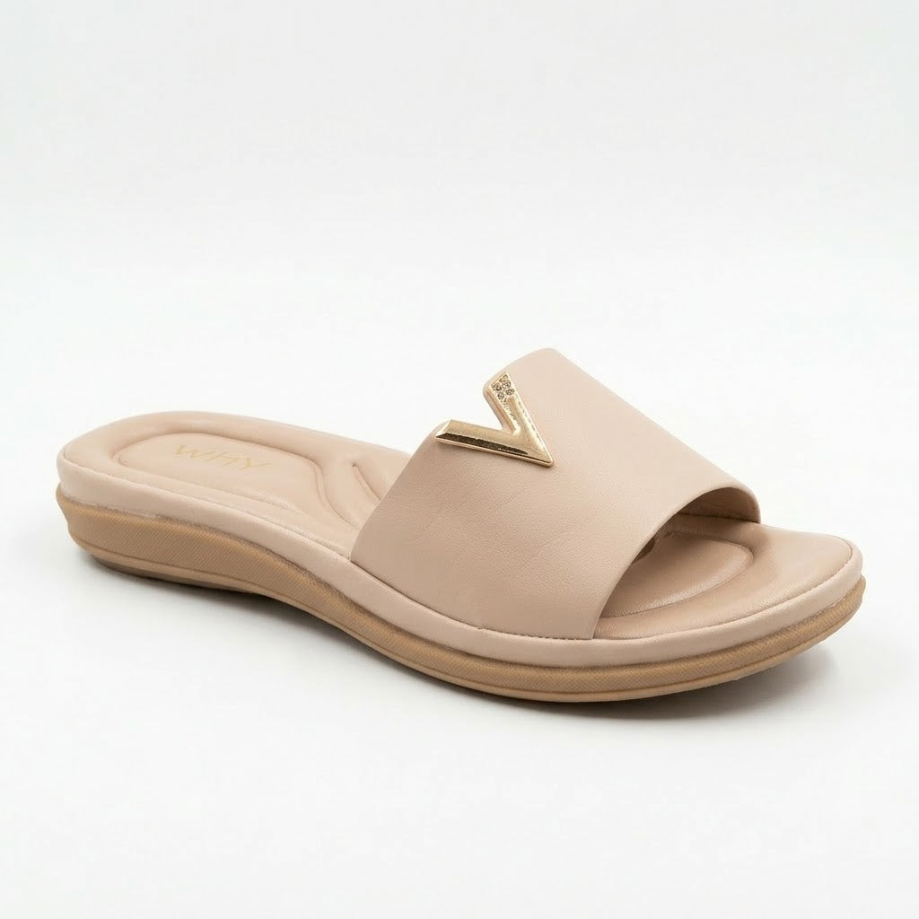 Why Comfort V slide Beige