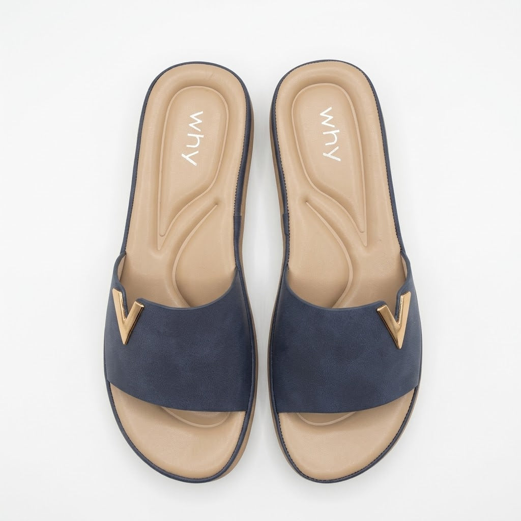 Why Comfort V Slide Navy
