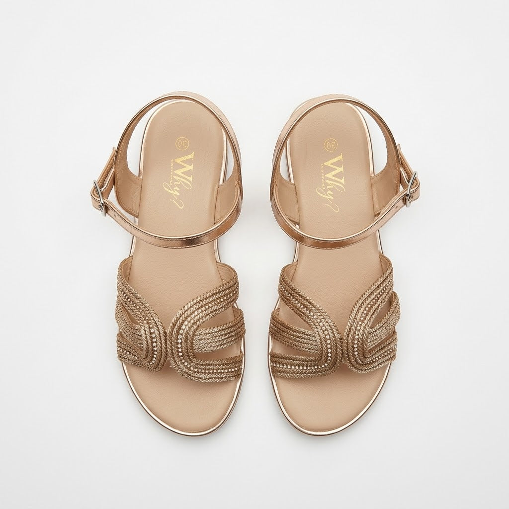 Why Kids Kira Sandal Rose Gold