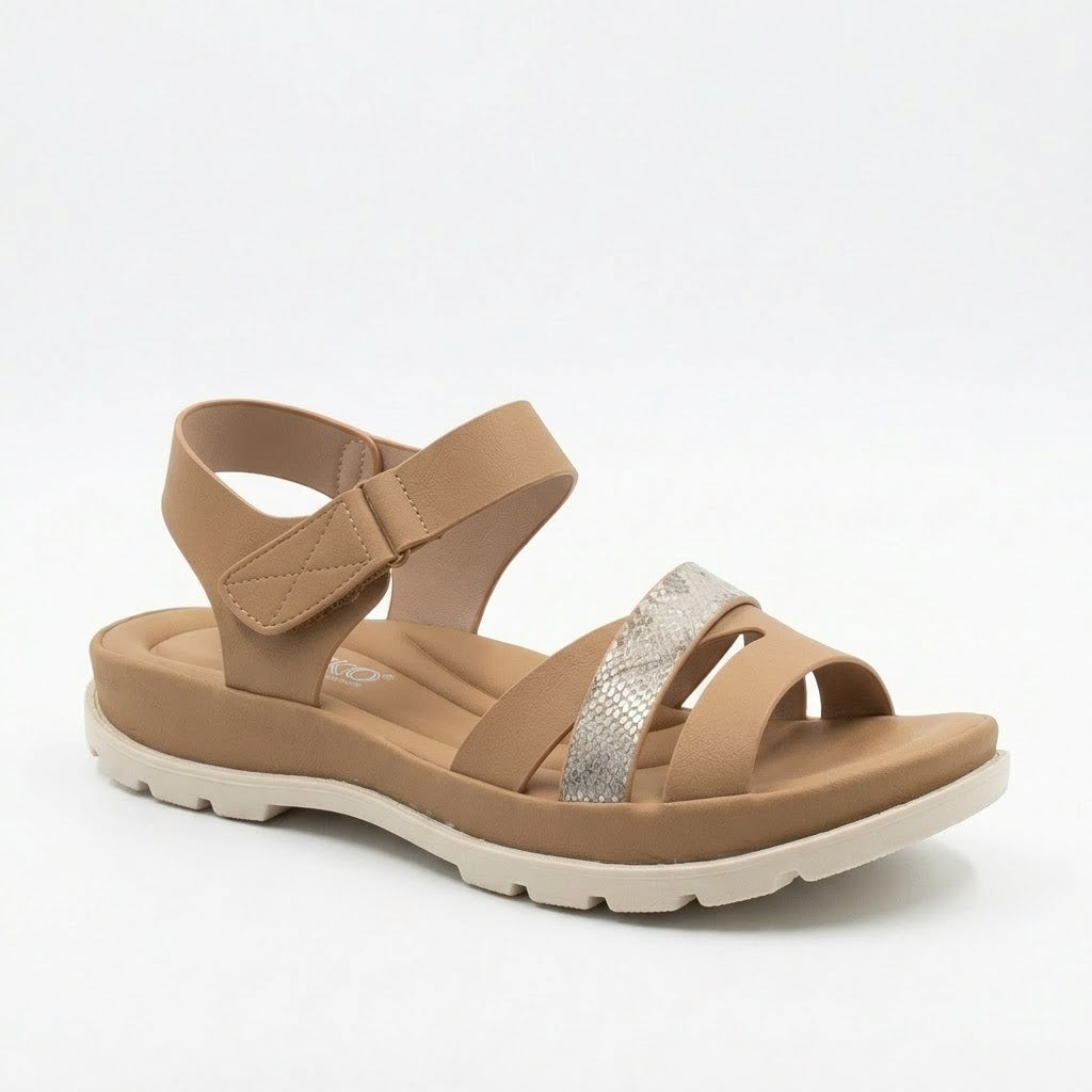 Why Python Comfort Sandal Camel