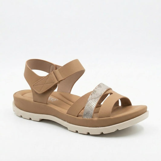 Why Python Comfort Sandal Camel