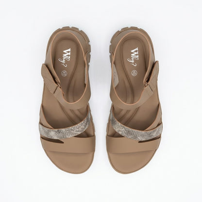 Why Python Comfort Sandal Camel