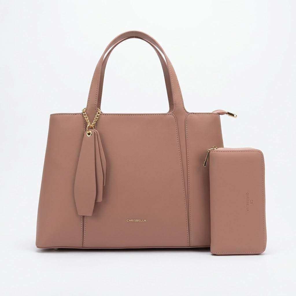 Chrisbella Lush Pink Handbag