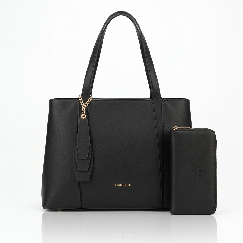 Chrisbella Black Hand Bag