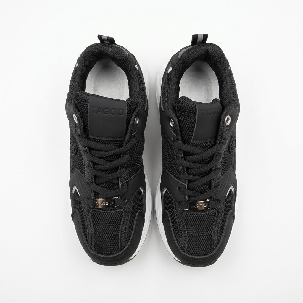 Tagged Espresso Sneaker Black