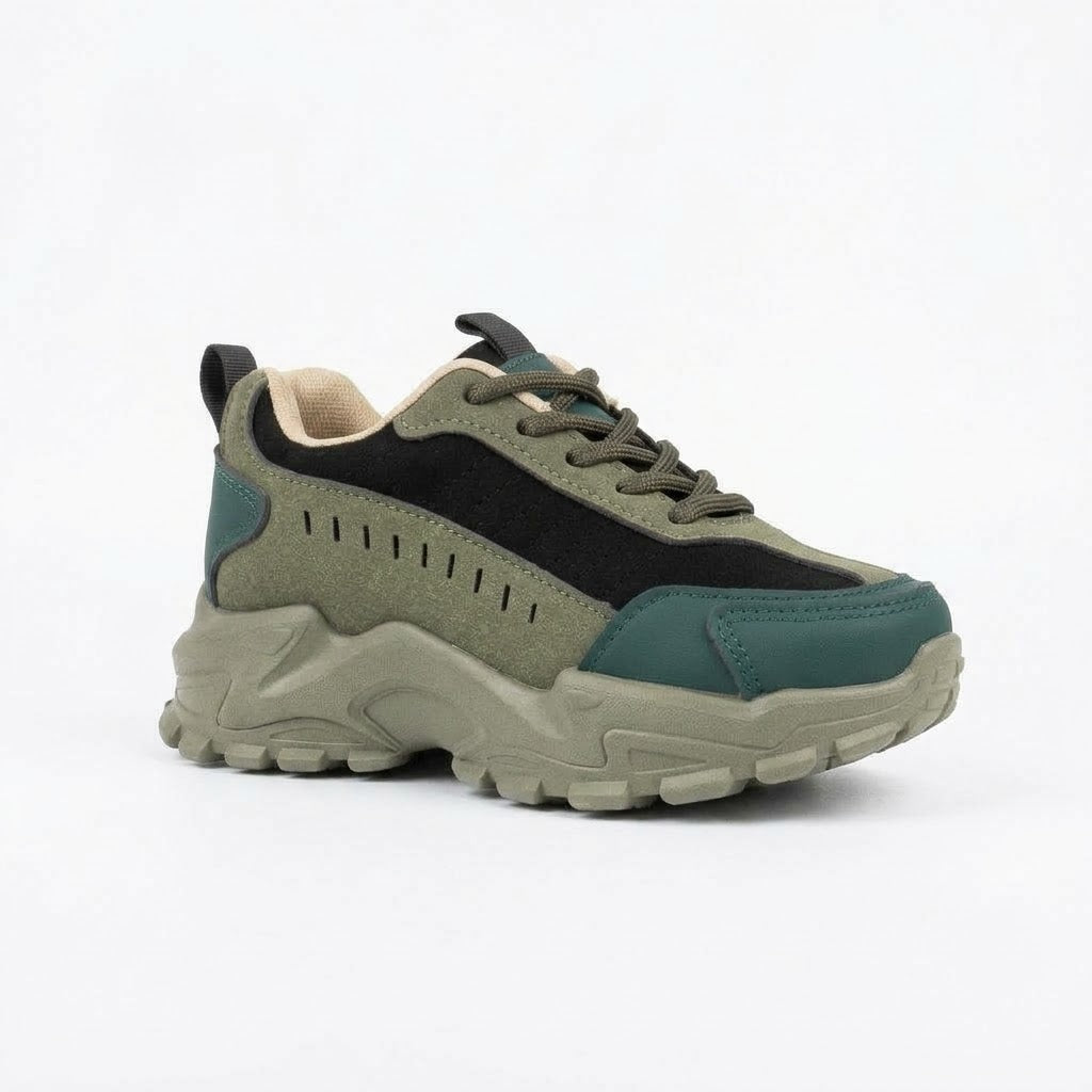 K*7 Kids Ethan Sneaker Green