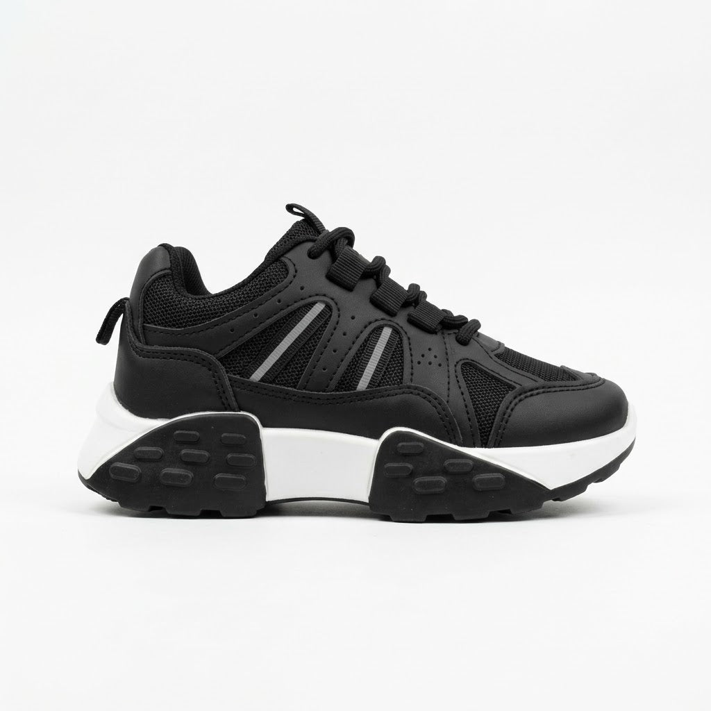 Tagged Kids Sprint Sneaker Black