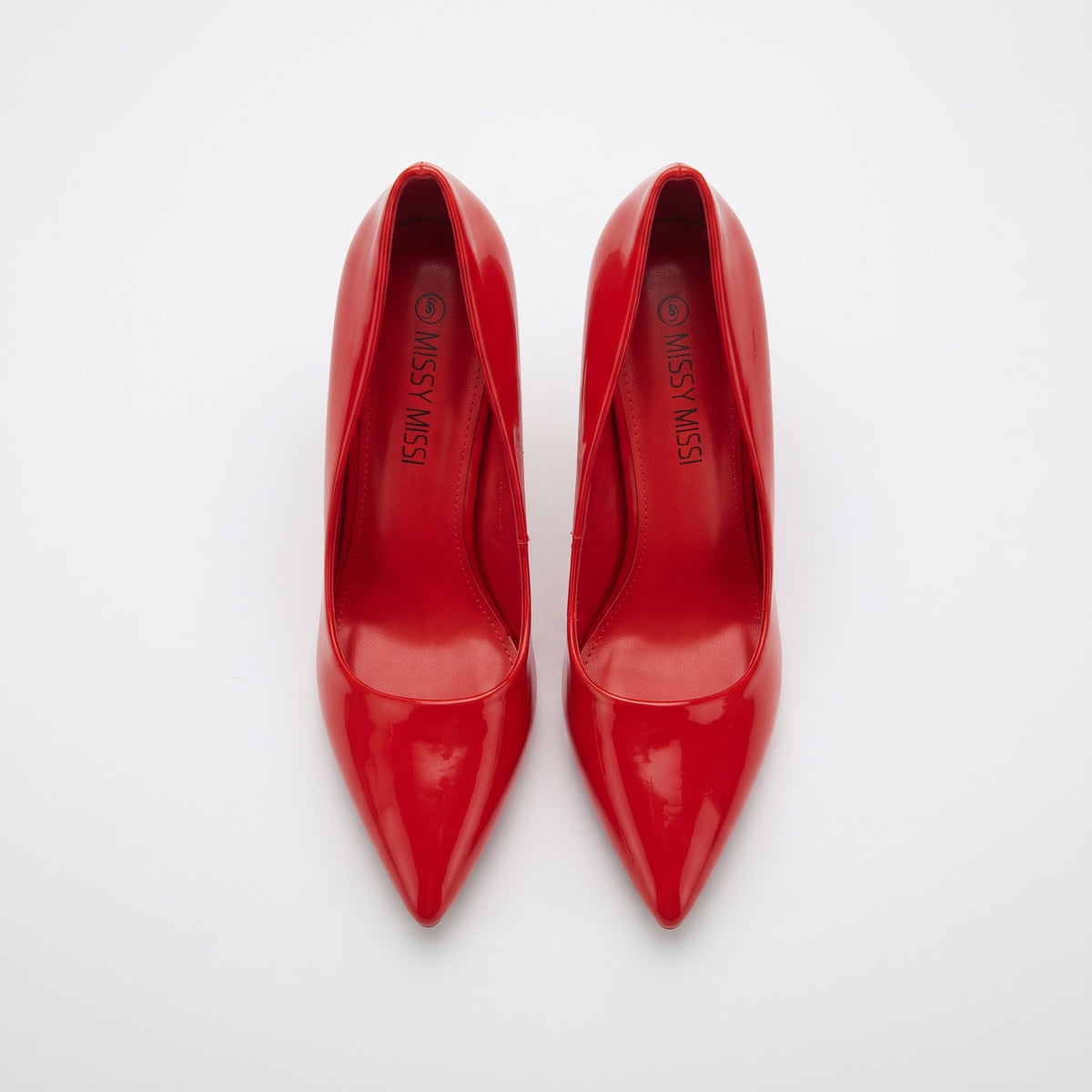 Missi Missi Patent Stiletto Red
