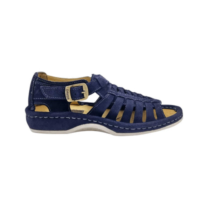 Omega Suede Sandal Navy
