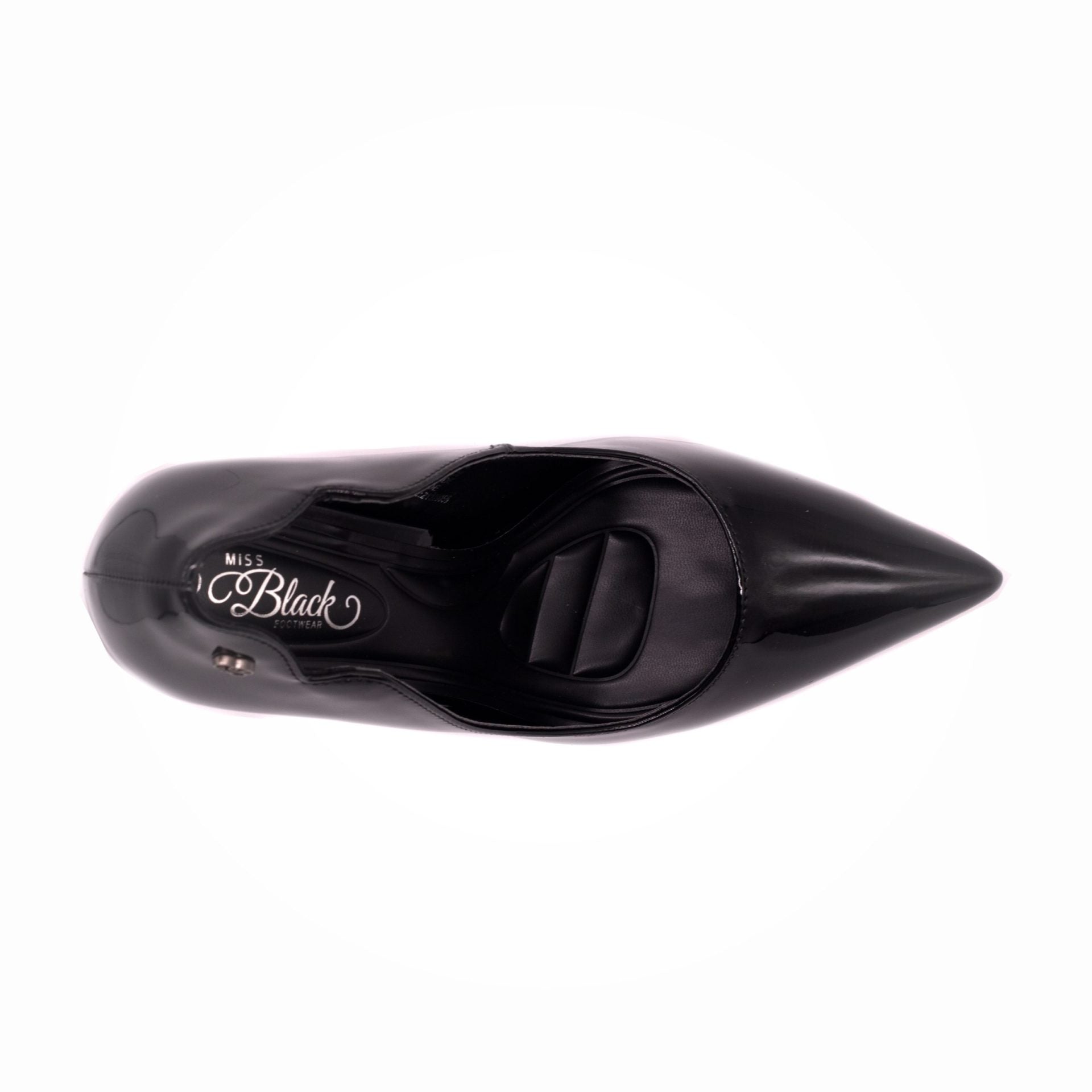 Miss Black Lola Red Bottom Heel Black - Image 3