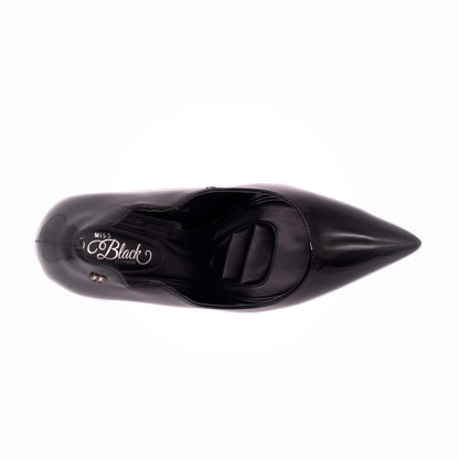 Miss Black Lola Red Bottom Heel Black - Image 3