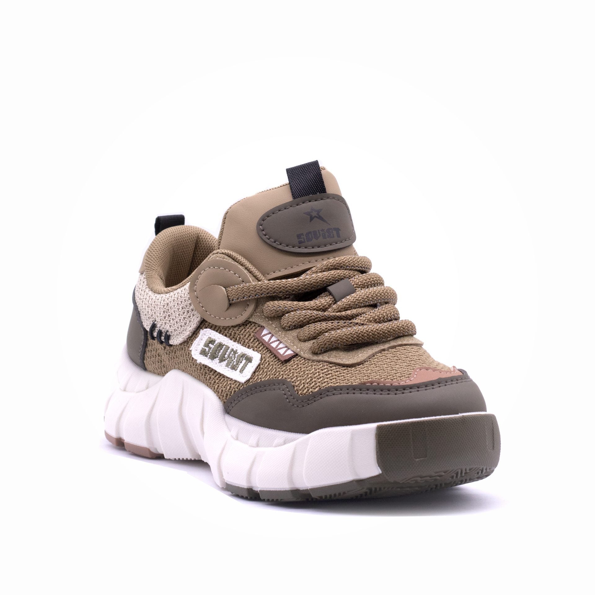 Soviet Ladies Apricot Sneaker Olive