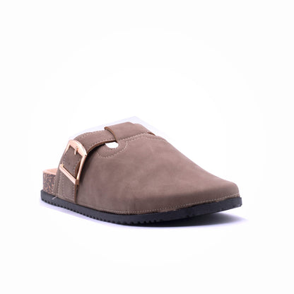 Awol Buckle Clog Taupe
