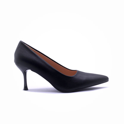 Why Elegant Court Heel Suede Black - Image 2