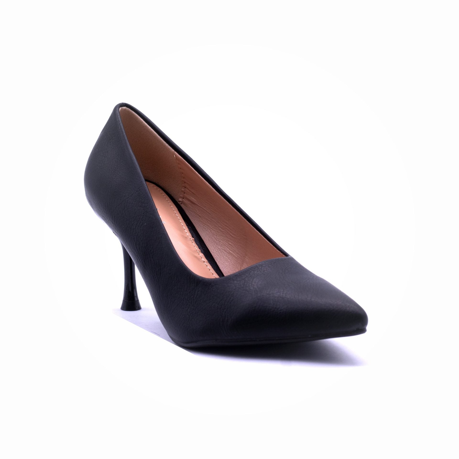 Why Elegant Court Heel Suede Black