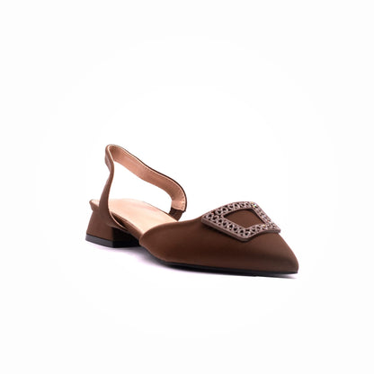 Luna Diamante Brouge Pointy Brown