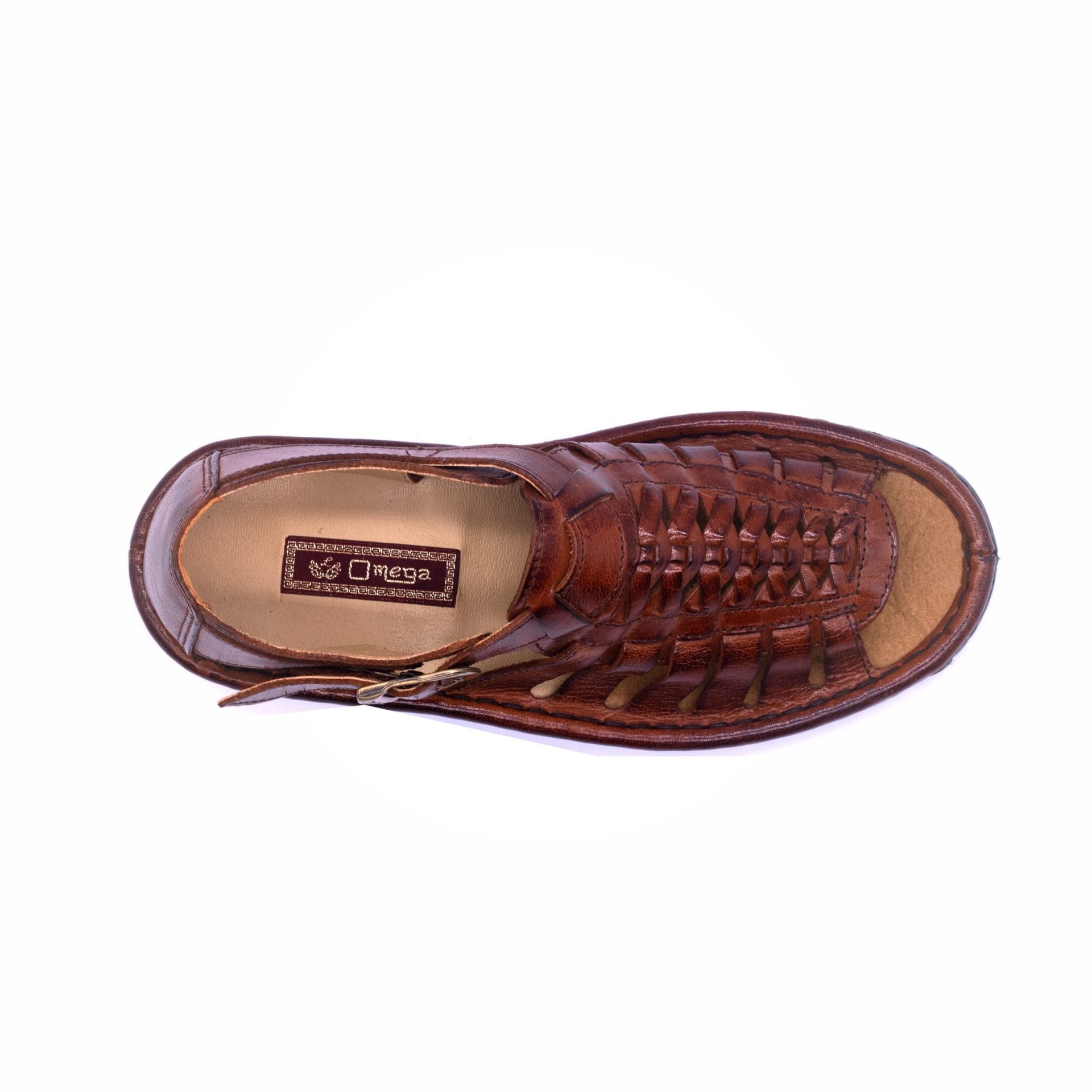 Omega Leather Sandal Tan - Image 3