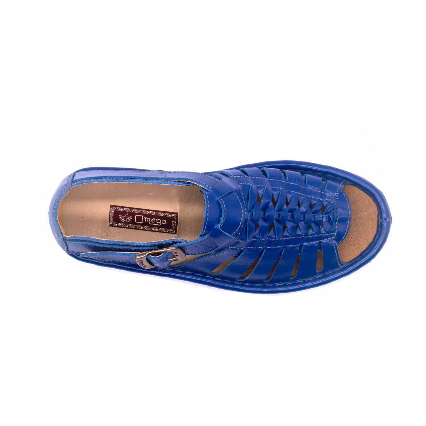 Omega Soft Sandal Leather Blue - Image 3