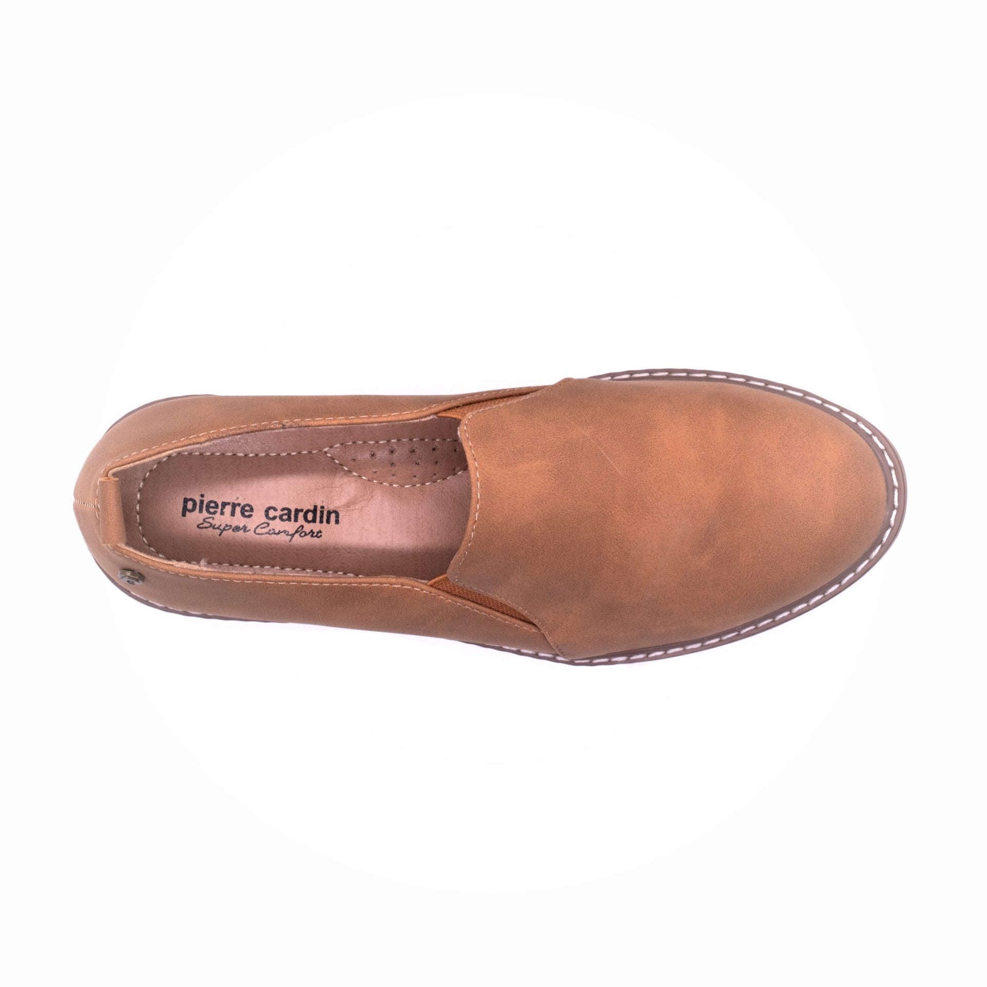 Pierre Cardin Gusset Loafer Tan - Image 3