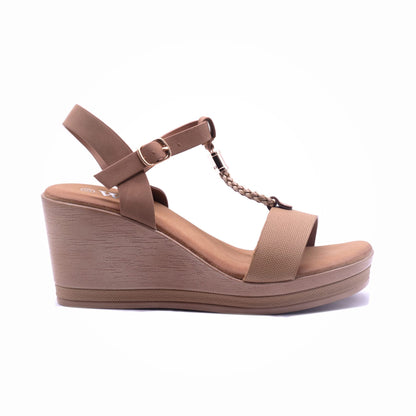 Why Loop High Wedge Khaki - Image 2