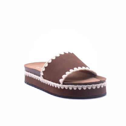 Why Crochet Platform Slide Camel