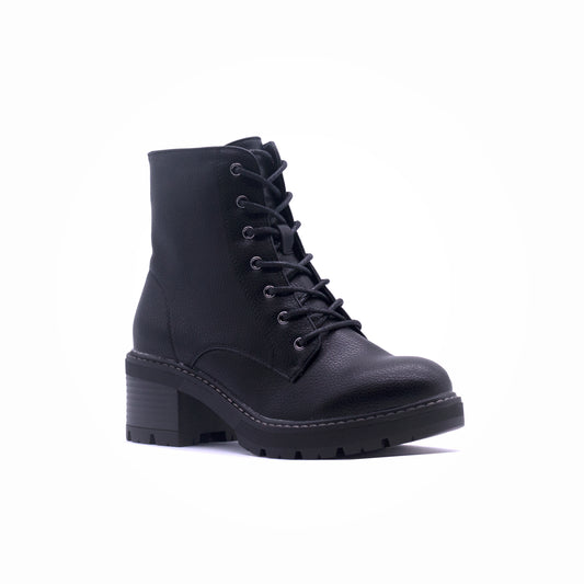 Why Lace Up Combat Boot Black