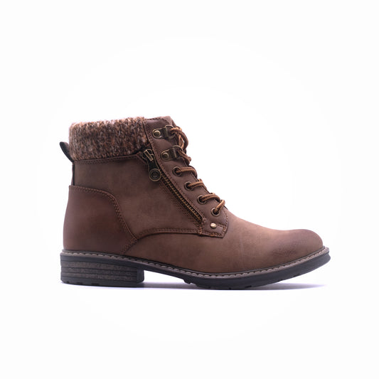 Savoy Sweater Knit Ankle Boot Camel