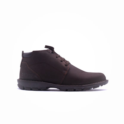 Desert Lace Up Instant Brown