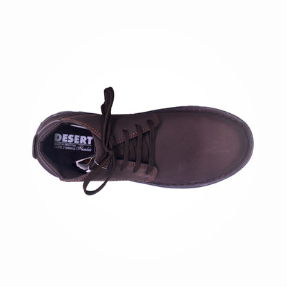 Desert Lace Up Instant Brown